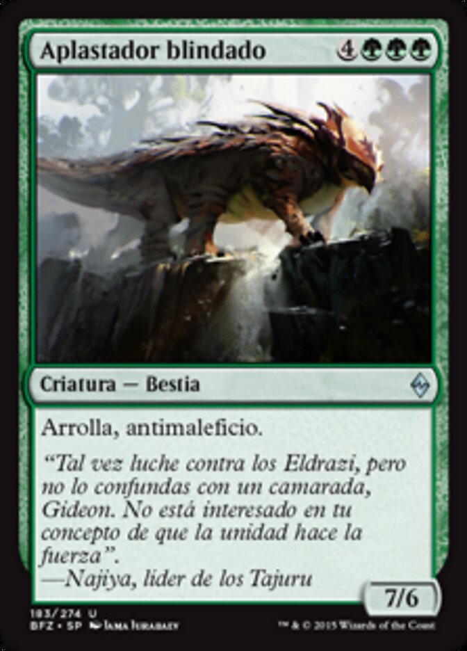 Aplastador blindado