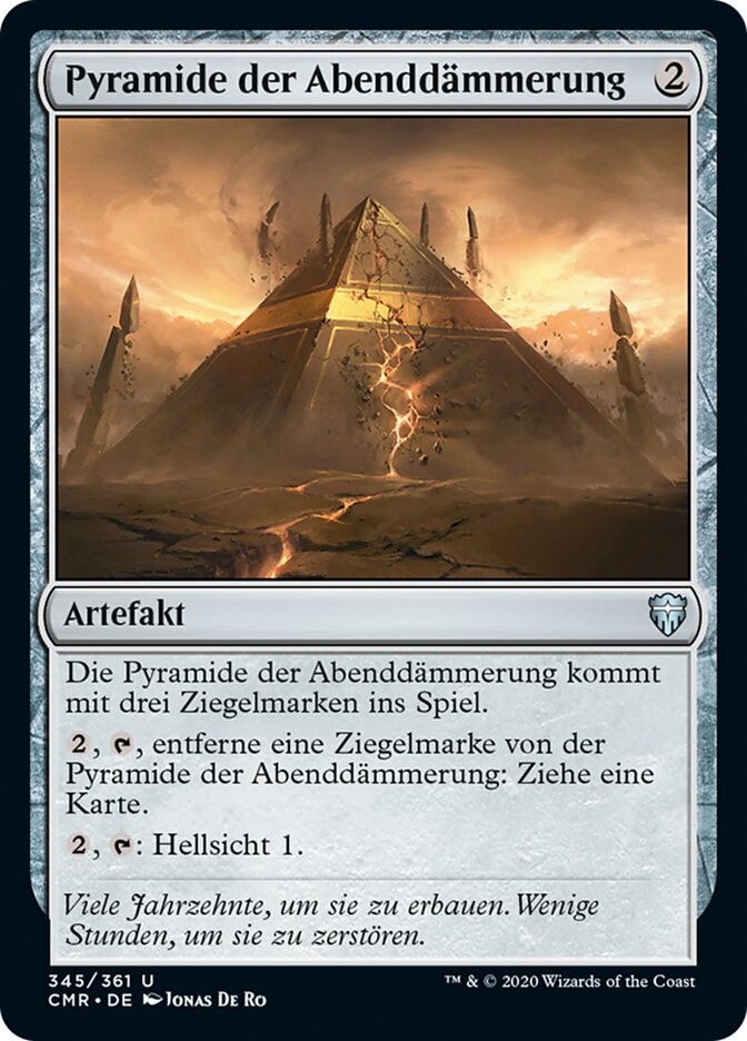 Pyramide der Abenddämmerung