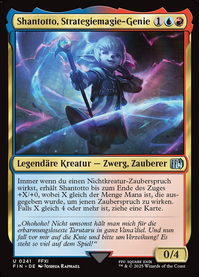 Shantotto, Strategiemagie-Genie
