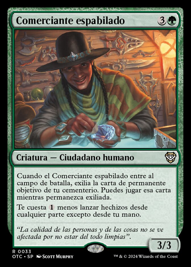 Comerciante espabilado