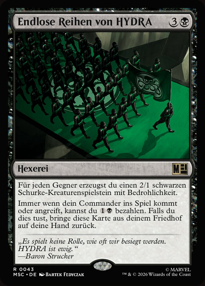 Endlose Reihen von HYDRA