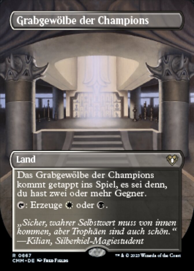 Grabgewölbe der Champions