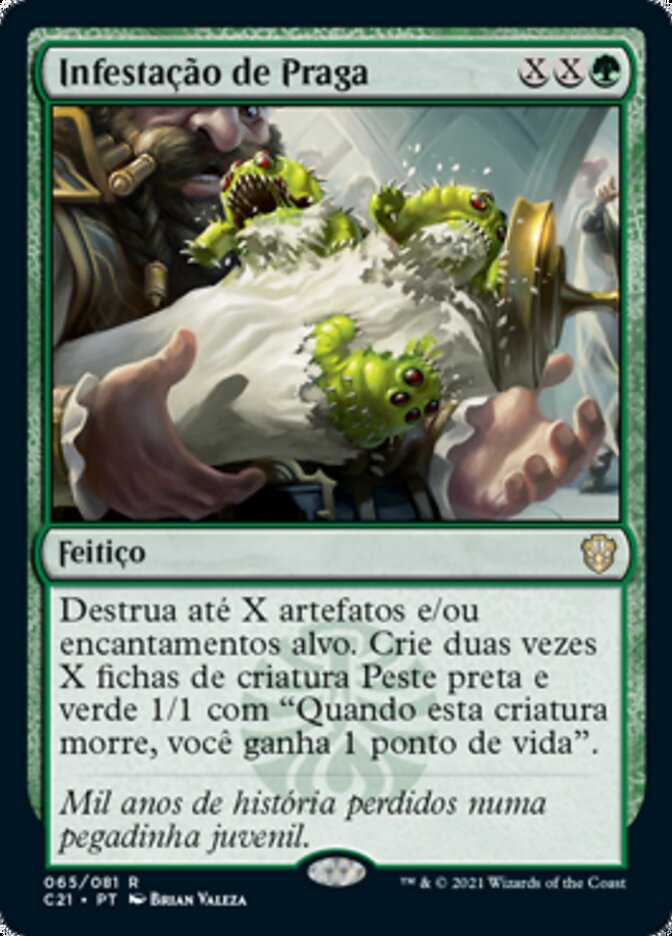 Infestação de Praga