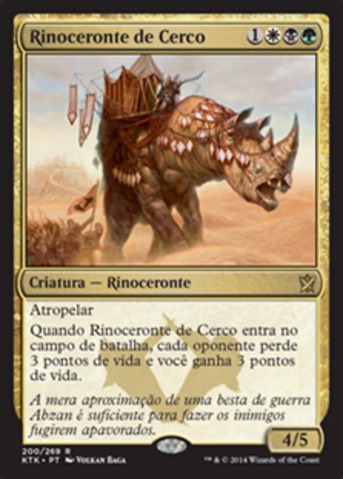 Rinoceronte de Cerco