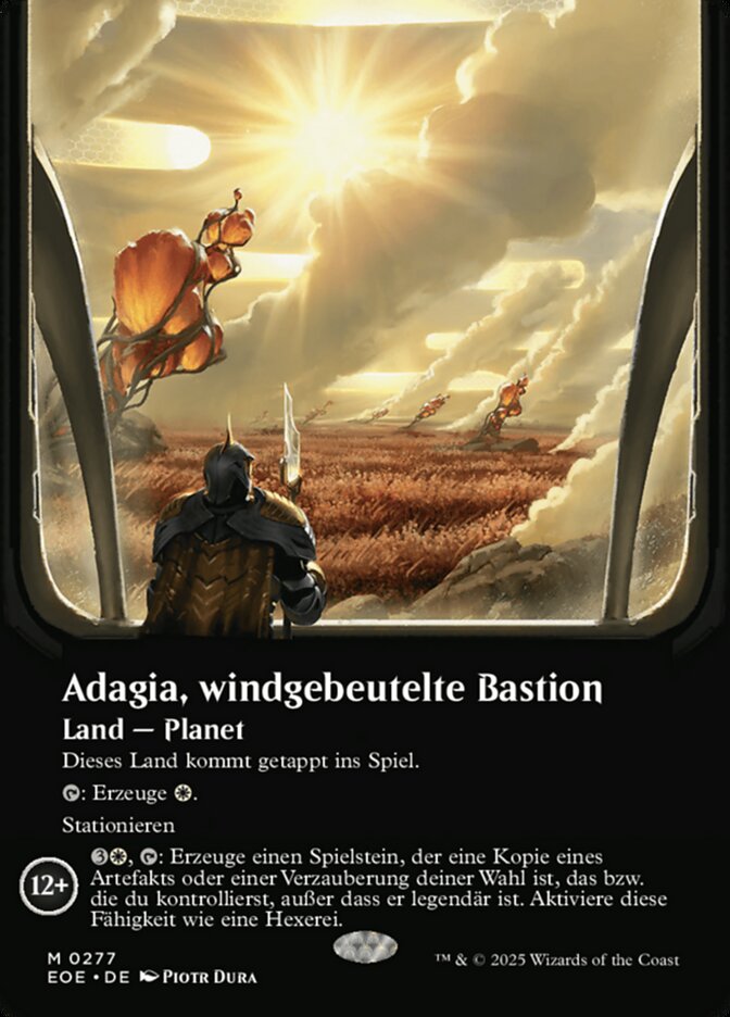 Adagia, windgebeutelte Bastion