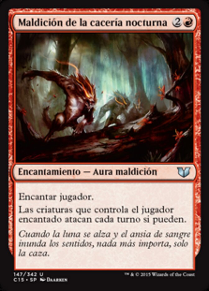 Maldición de la cacería nocturna
