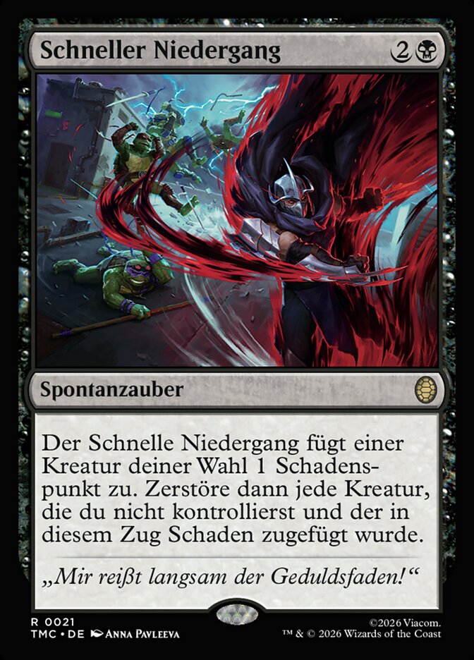 Schneller Niedergang