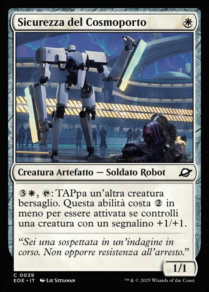 Sicurezza del Cosmoporto