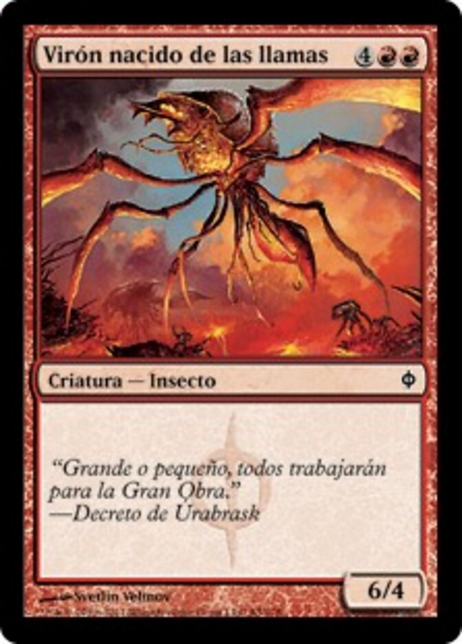Virón nacido de las llamas