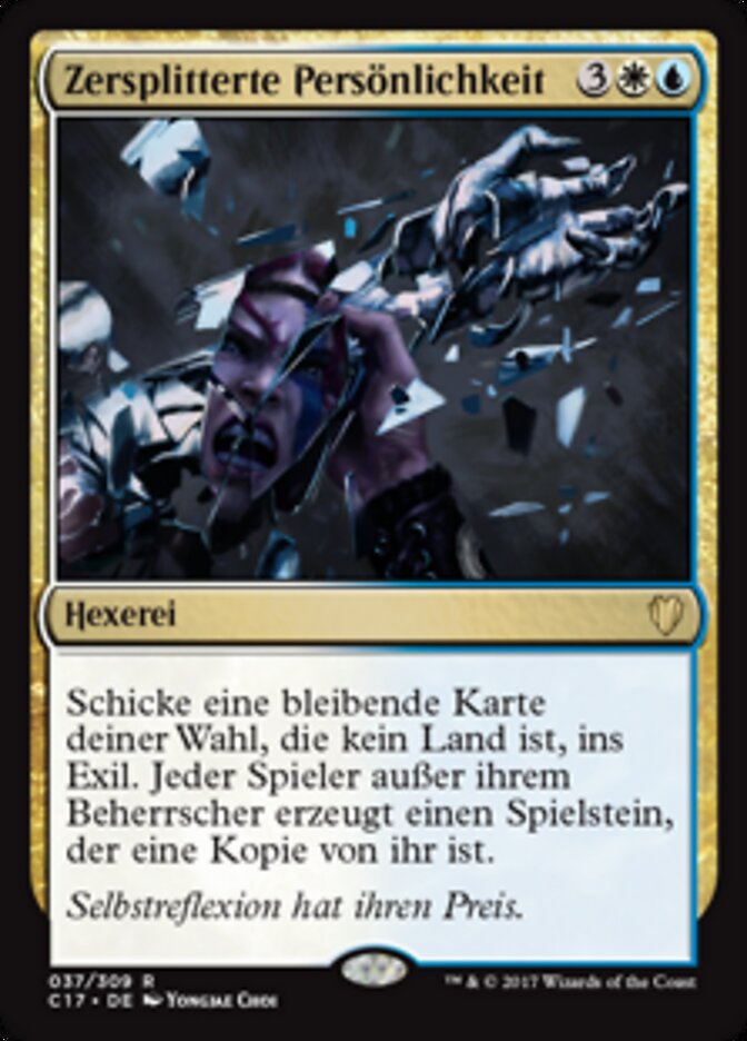 Zersplitterte Persönlichkeit