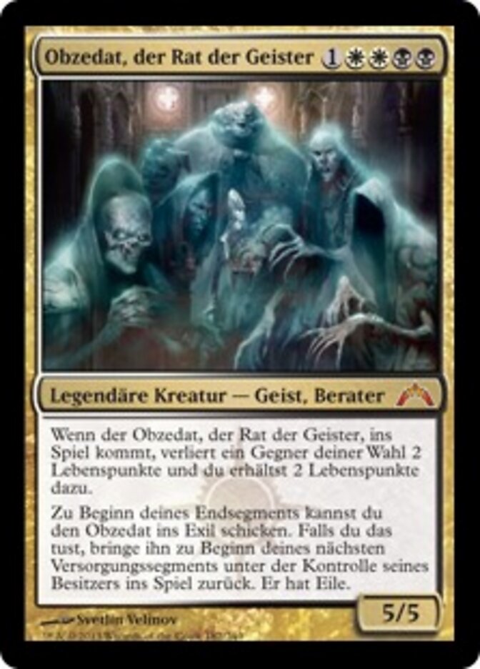 Obzedat, der Rat der Geister