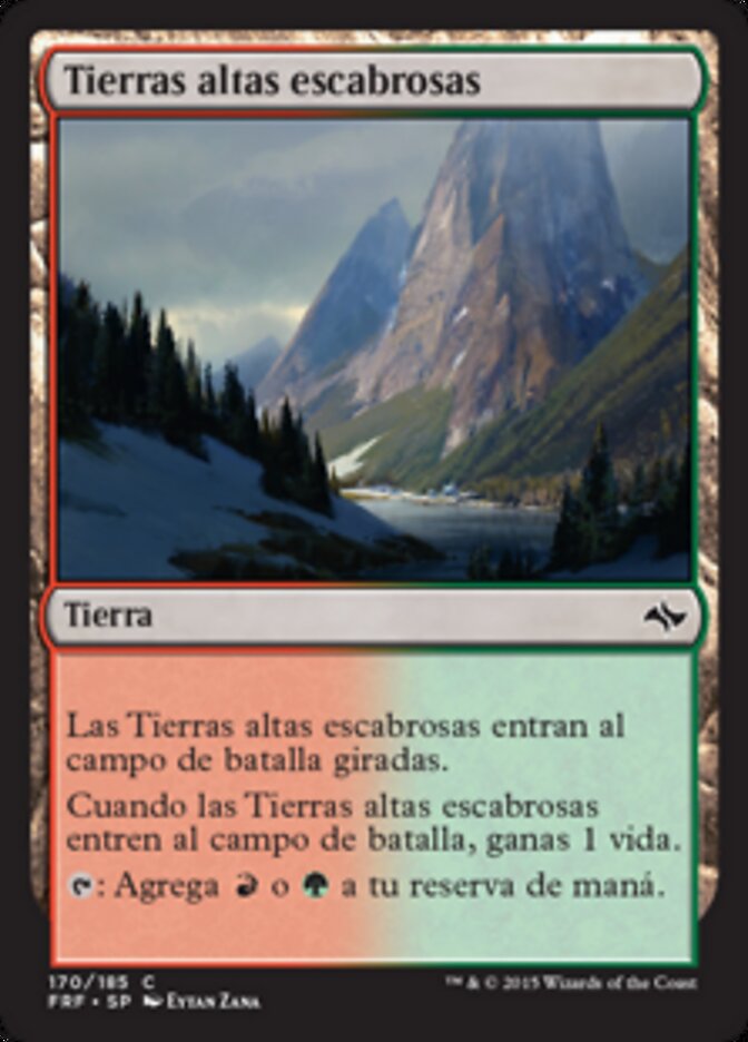 Tierras altas escabrosas