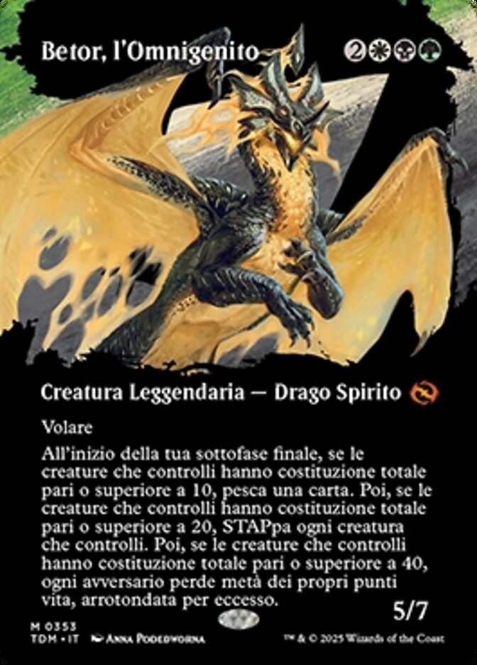 Betor, l'Omnigenito
