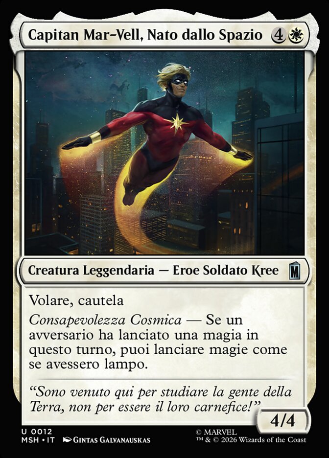 Capitan Mar-Vell, Nato dallo Spazio