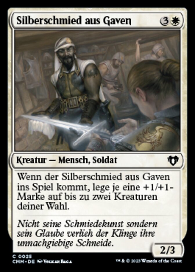 Silberschmied aus Gaven