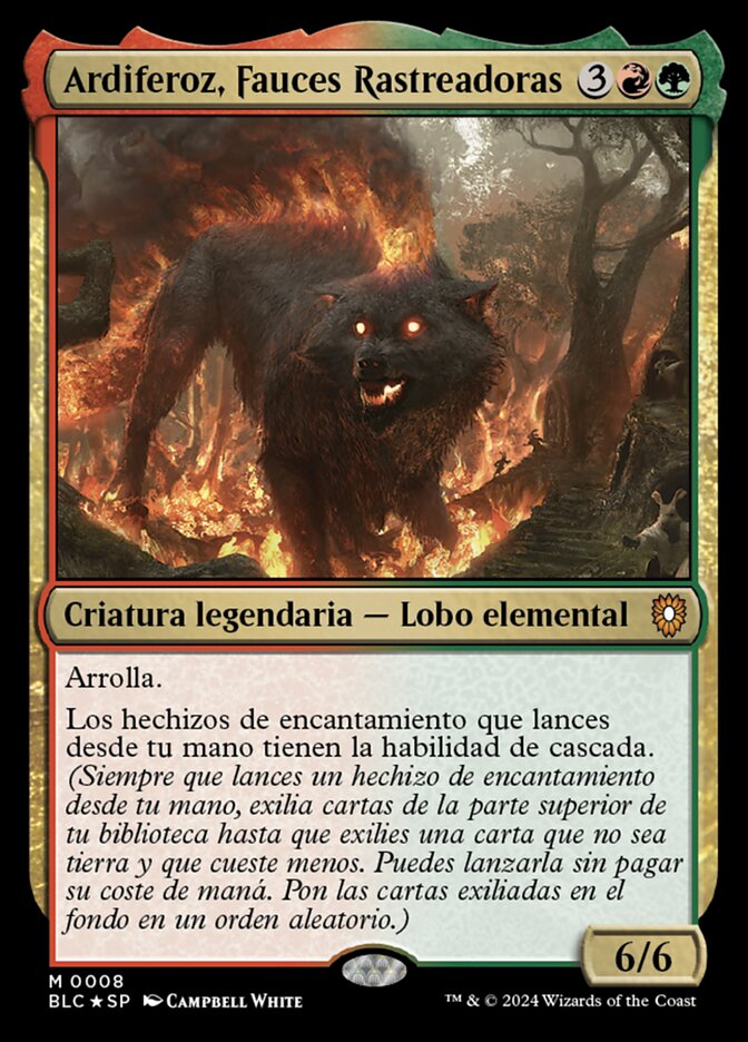 Ardiferoz, Fauces Rastreadoras