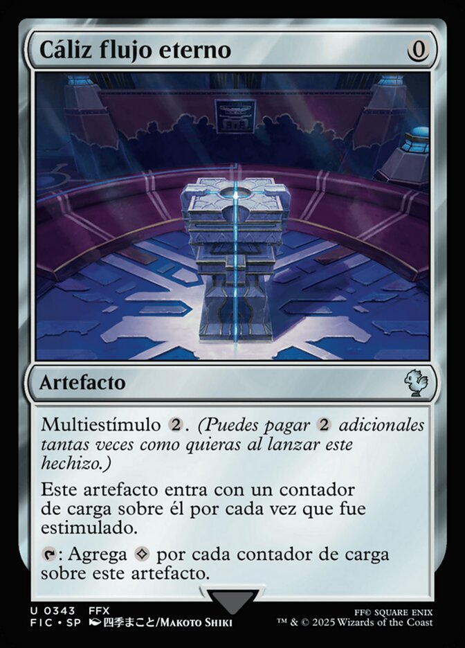 Cáliz flujo eterno