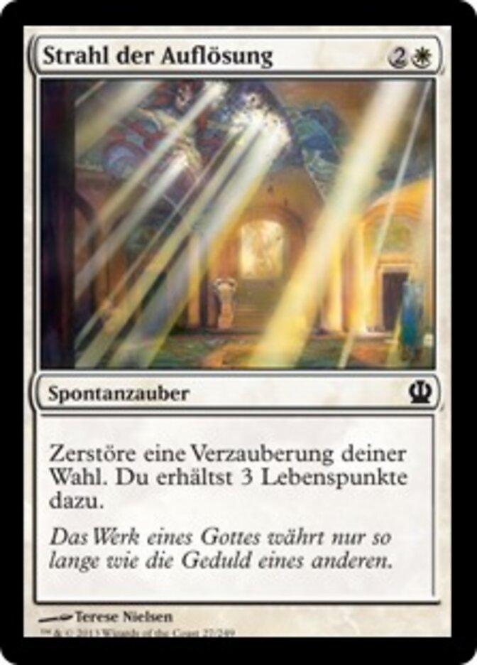 Strahl der Auflösung