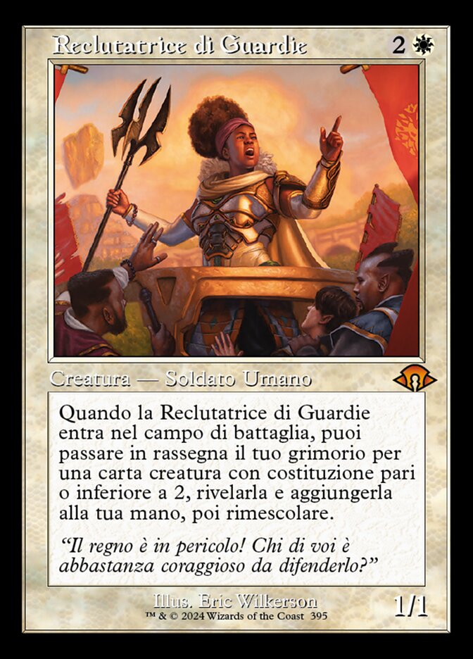 Reclutatrice di Guardie