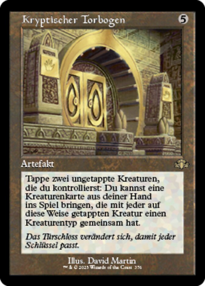 Kryptischer Torbogen