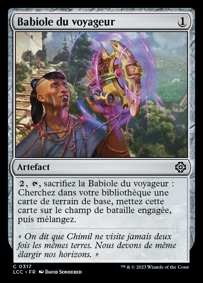 Babiole du voyageur