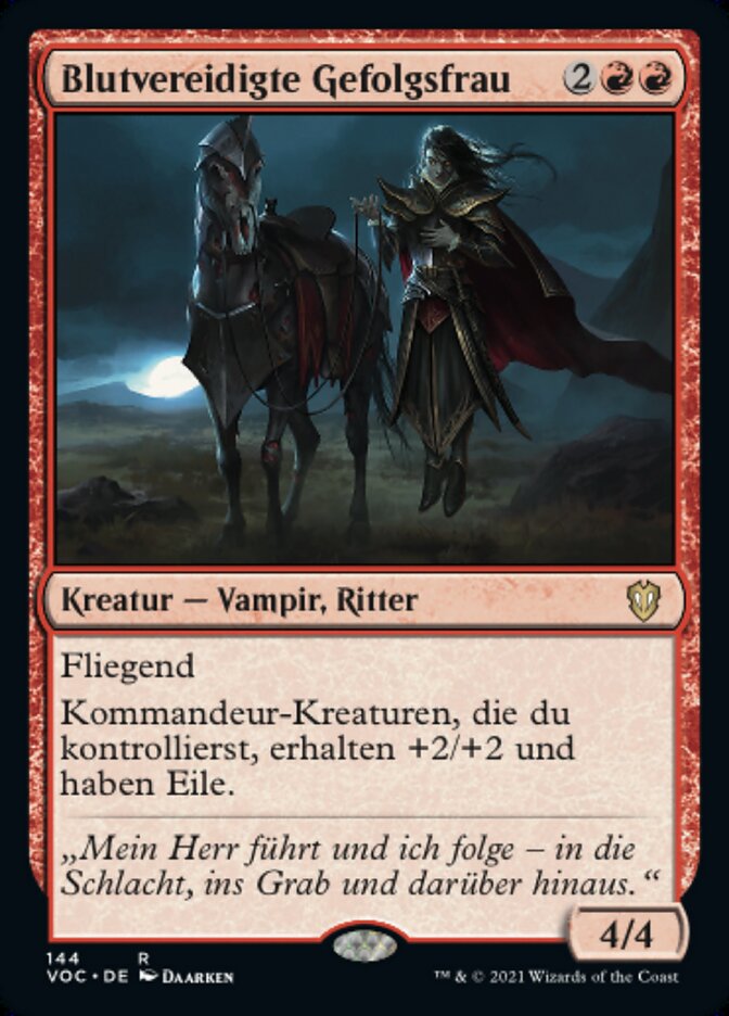 Blutvereidigte Gefolgsfrau
