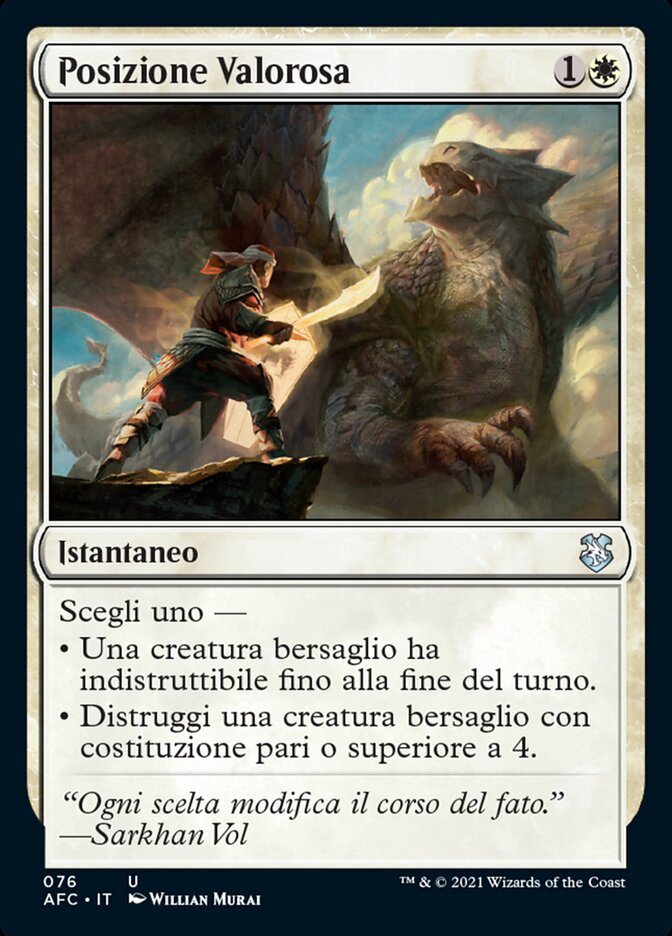Posizione Valorosa