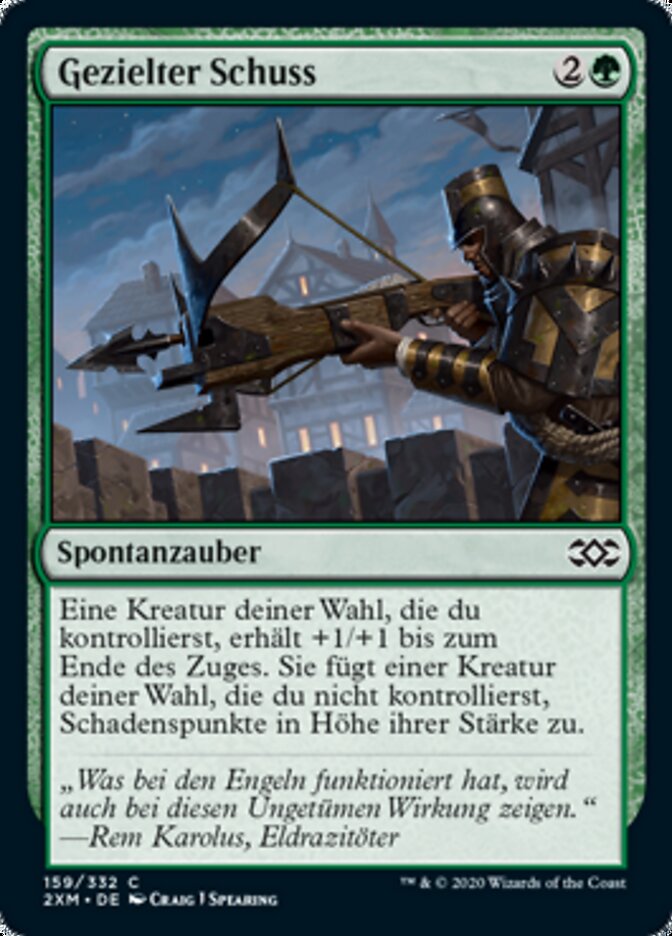 Gezielter Schuss