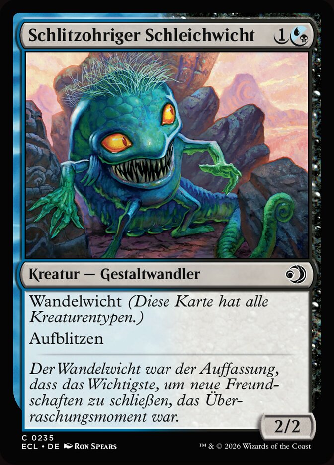 Schlitzohriger Schleichwicht