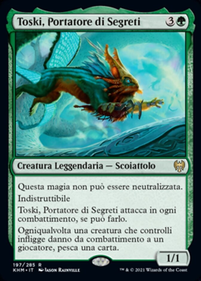 Toski, Portatore di Segreti