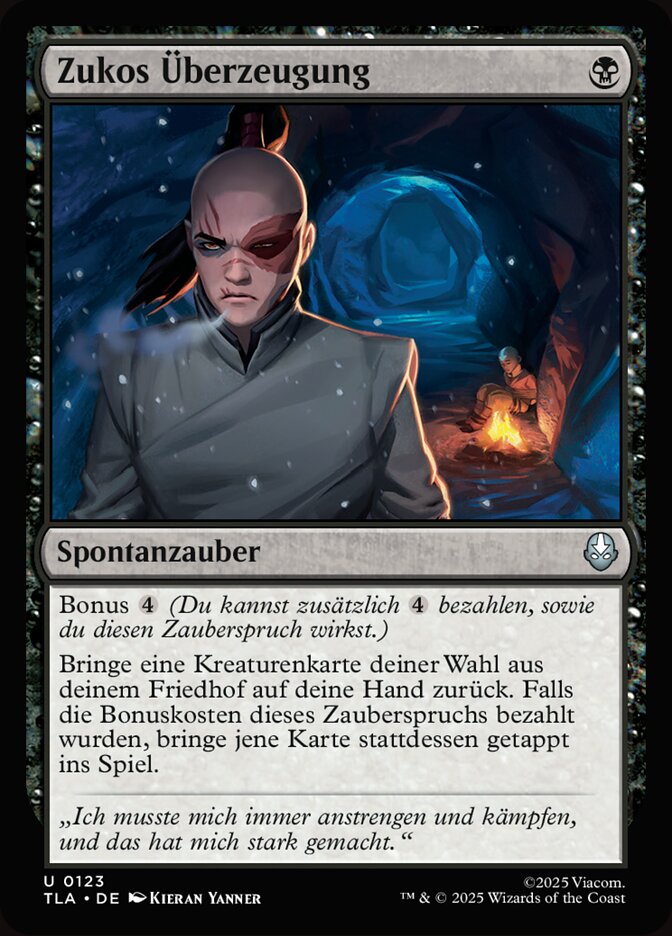 Zukos Überzeugung