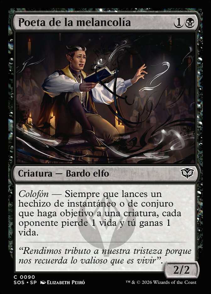 Poeta de la melancolía