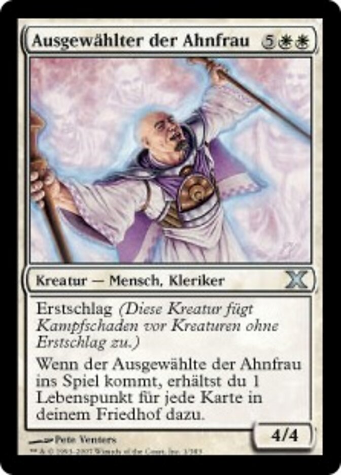 Ausgewählter der Ahnfrau