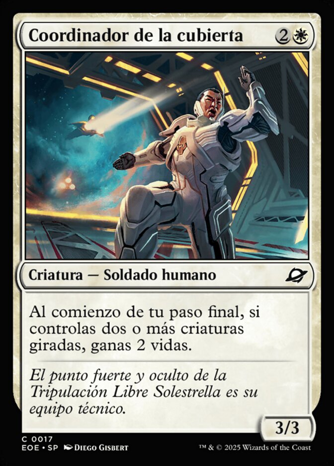 Coordinador de la cubierta