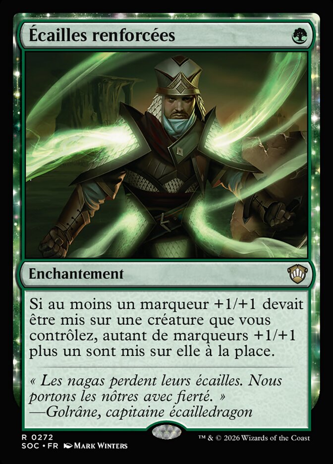 Écailles renforcées
