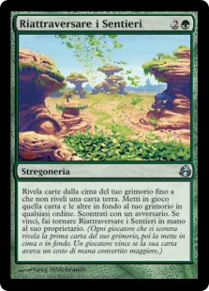 Riattraversare i Sentieri