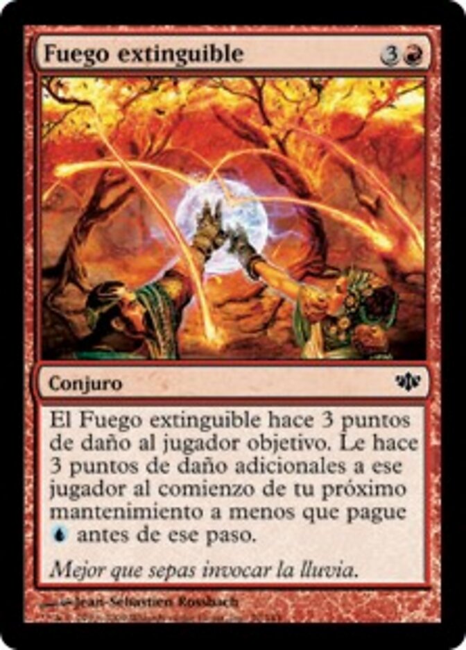Fuego extinguible