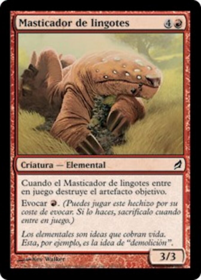 Masticador de lingotes
