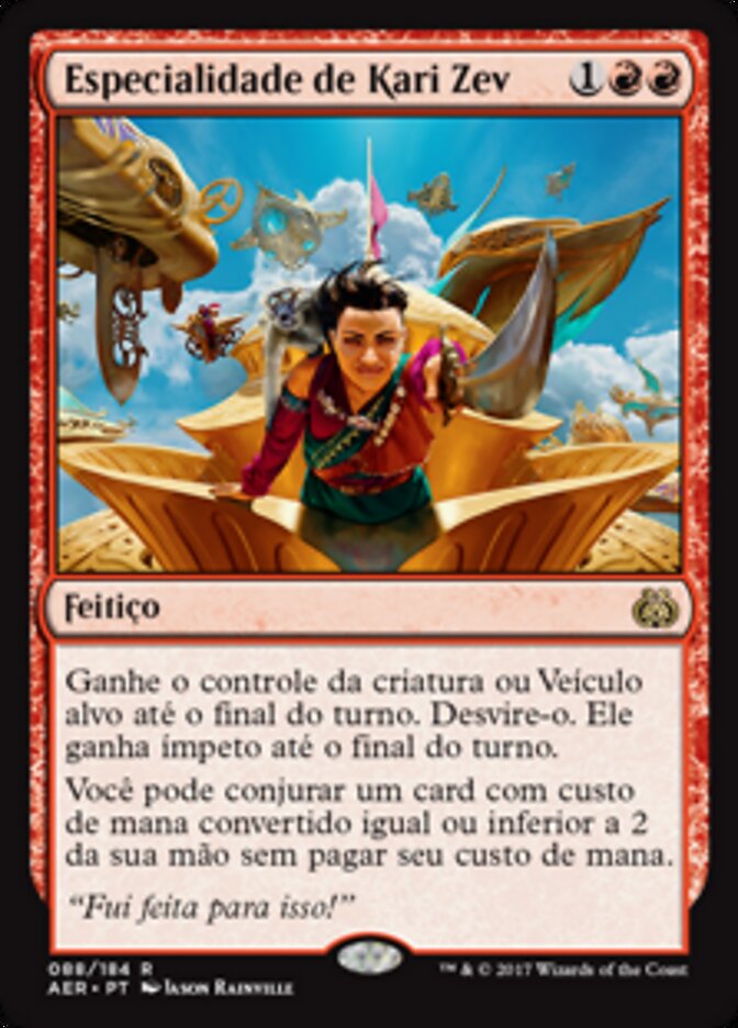Especialidade de Kari Zev