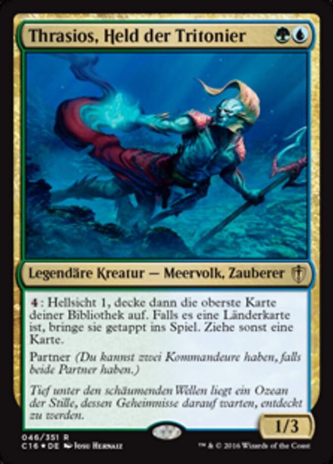Thrasios, Held der Tritonier