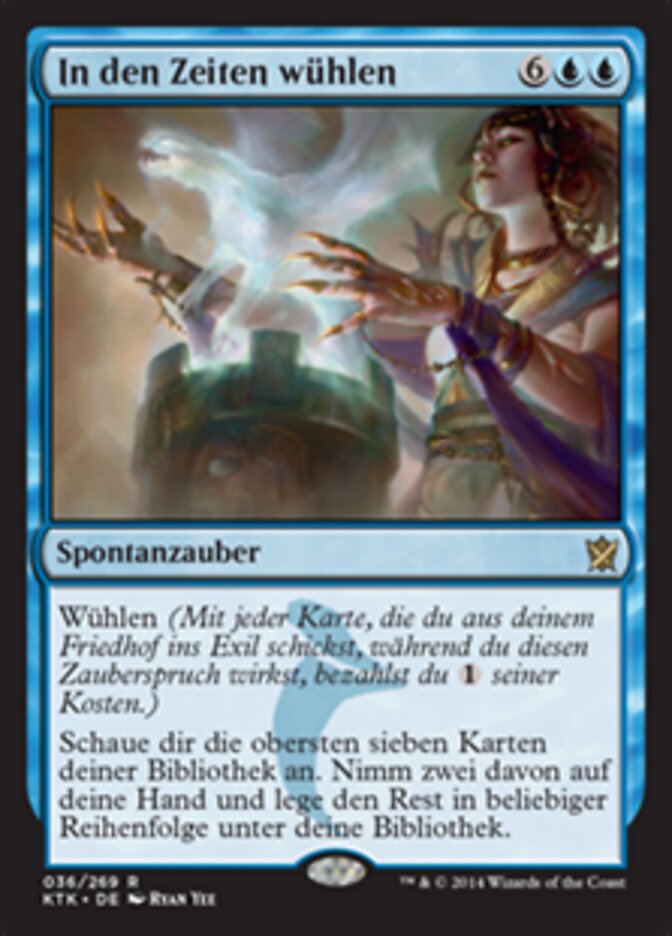 In den Zeiten wühlen