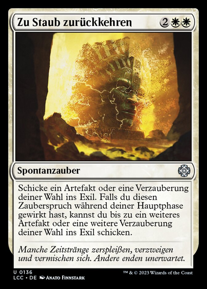 Zu Staub zurückkehren