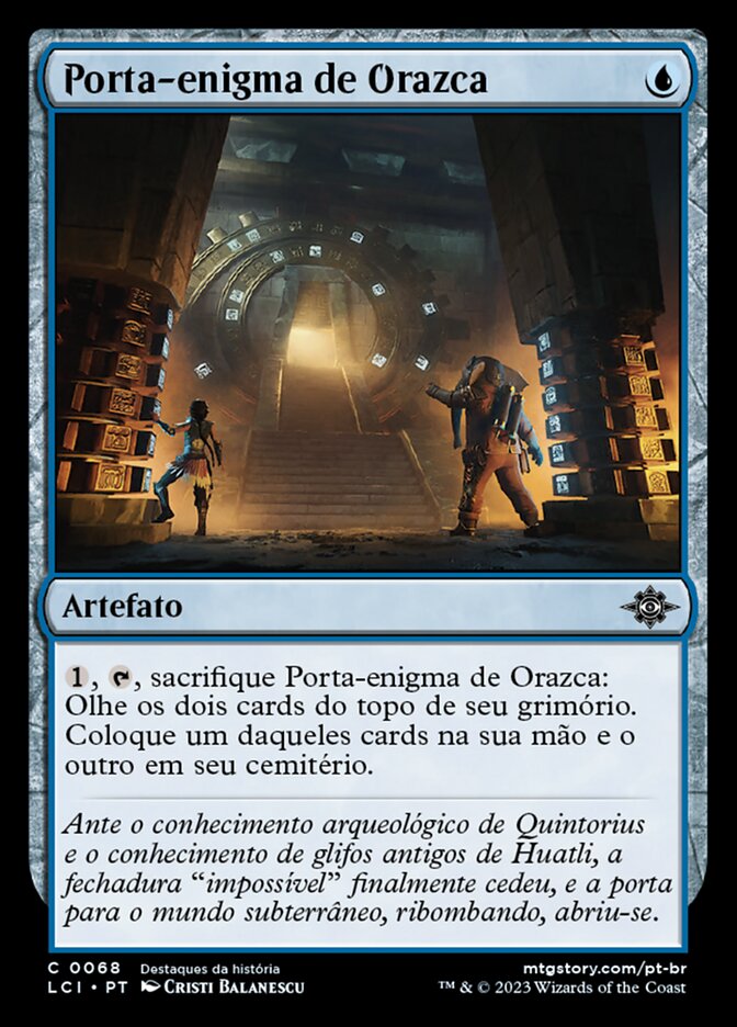 Porta Enigma de Orazca