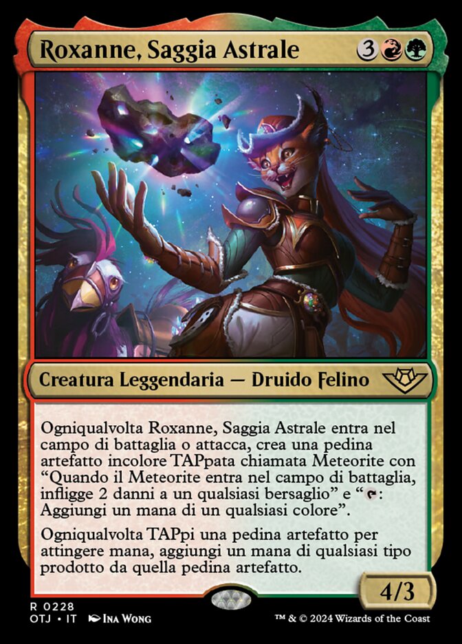 Roxanne, Saggia Astrale