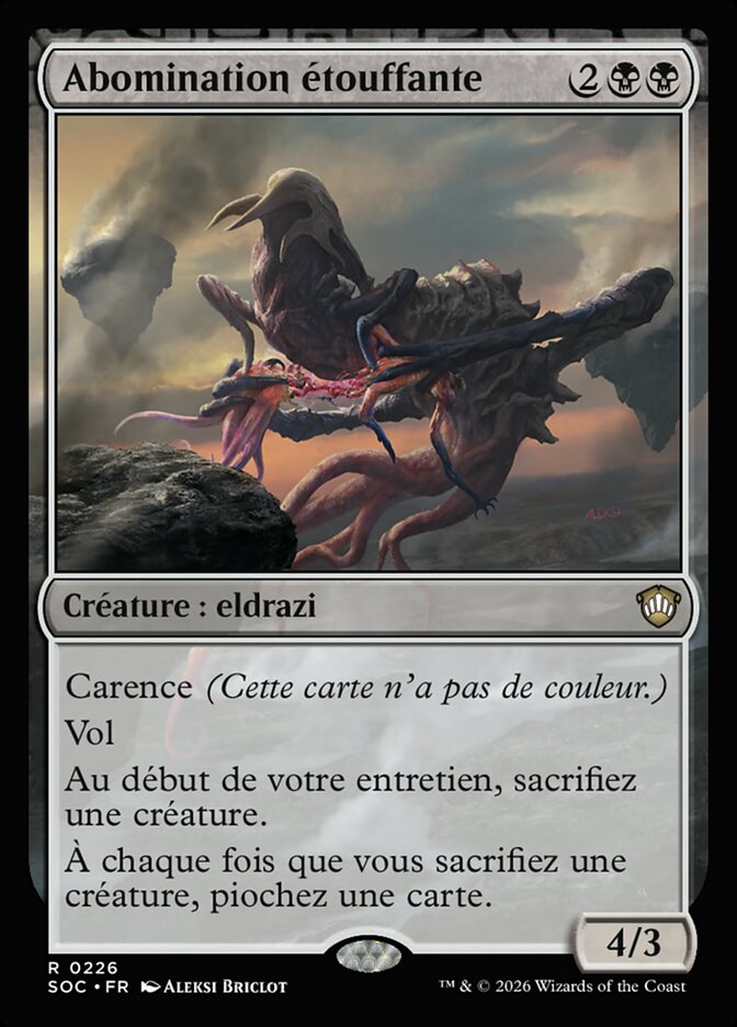 Abomination étouffante