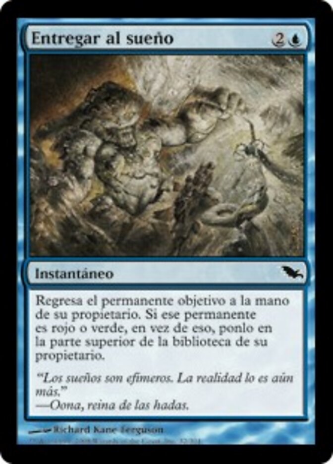 Entregar al sueño
