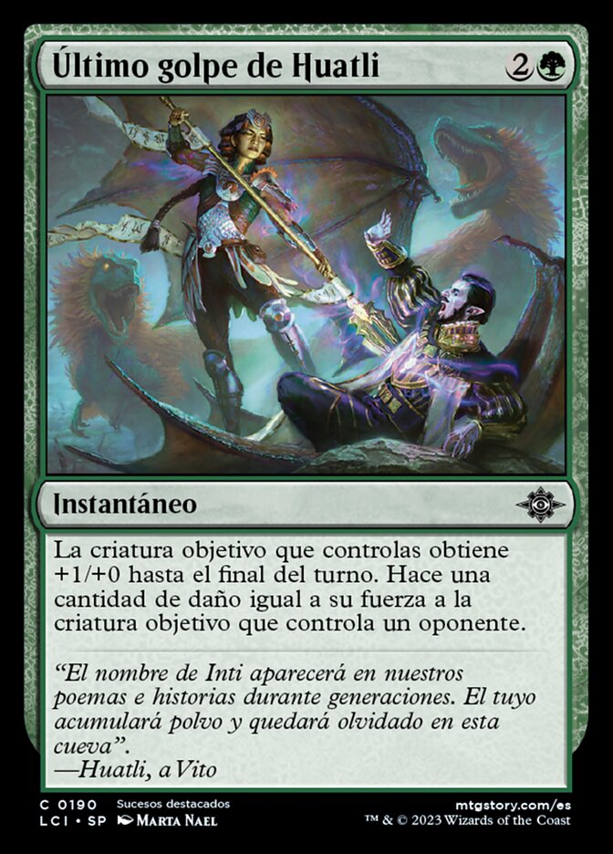 Último golpe de Huatli