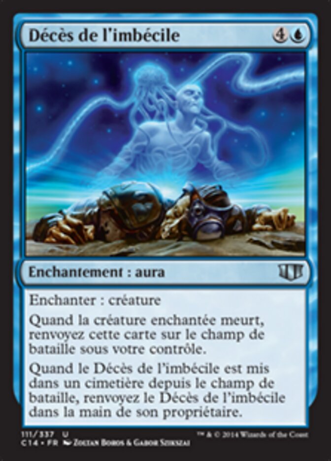 Décès de l'imbécile