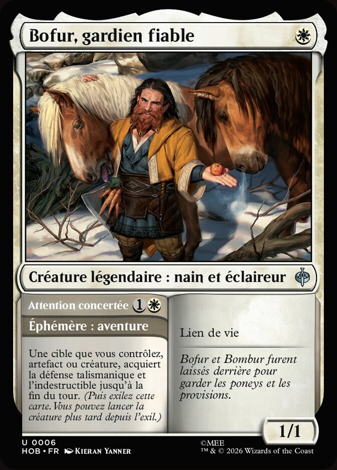 Bofur, Reliable Guardian // Concerted Care