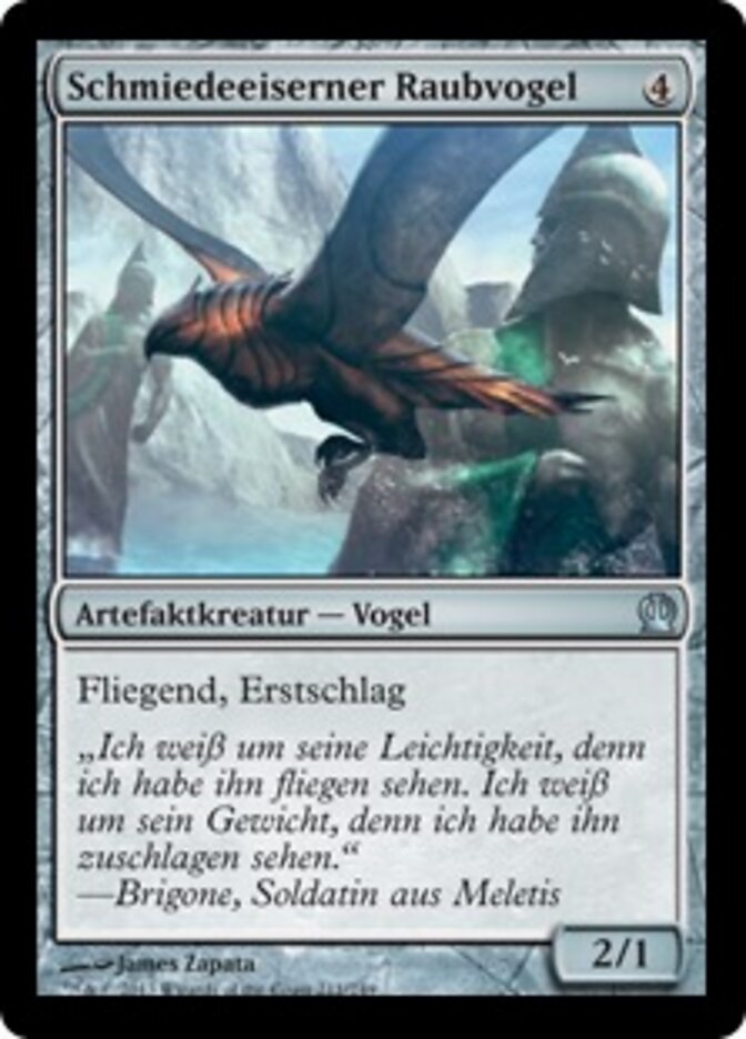 Schmiedeeiserner Raubvogel
